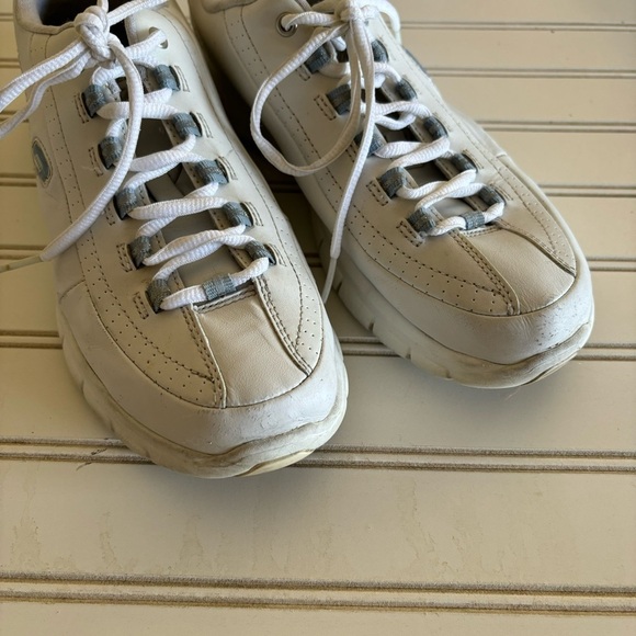 Skechers Flex Elite memory foam White Comfort Glitter womens size 9 Sneakers - Picture 3 of 10